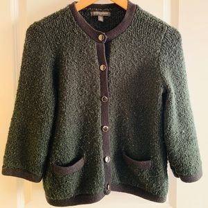 Banana republic black coat in size M